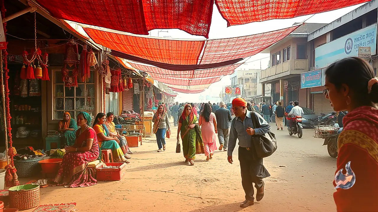 Bandhej and Cut Work Sarees Trend for Karwa Chauth in Udaipur Markets