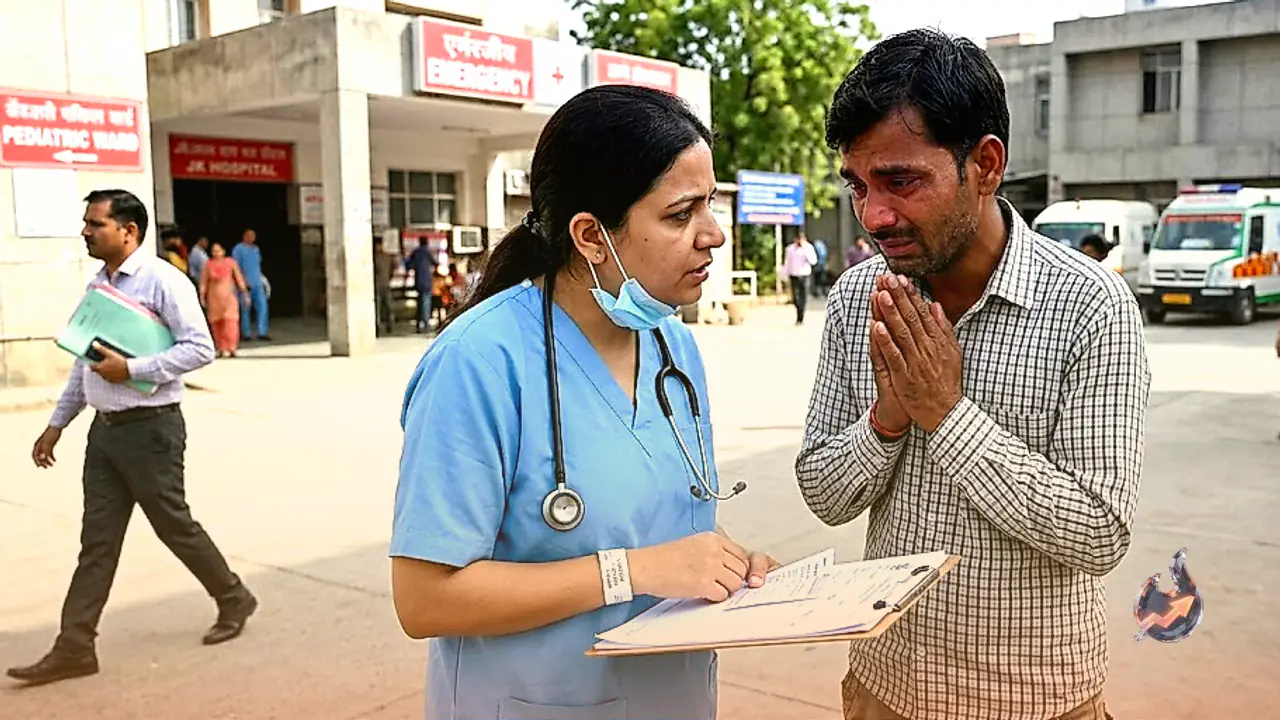 बांदीकुई के कट्टा अस्पताल में वार्मर में शॉर्ट सर्किट से आग, नवजात झुलसने के बाद जयपुर रेफर