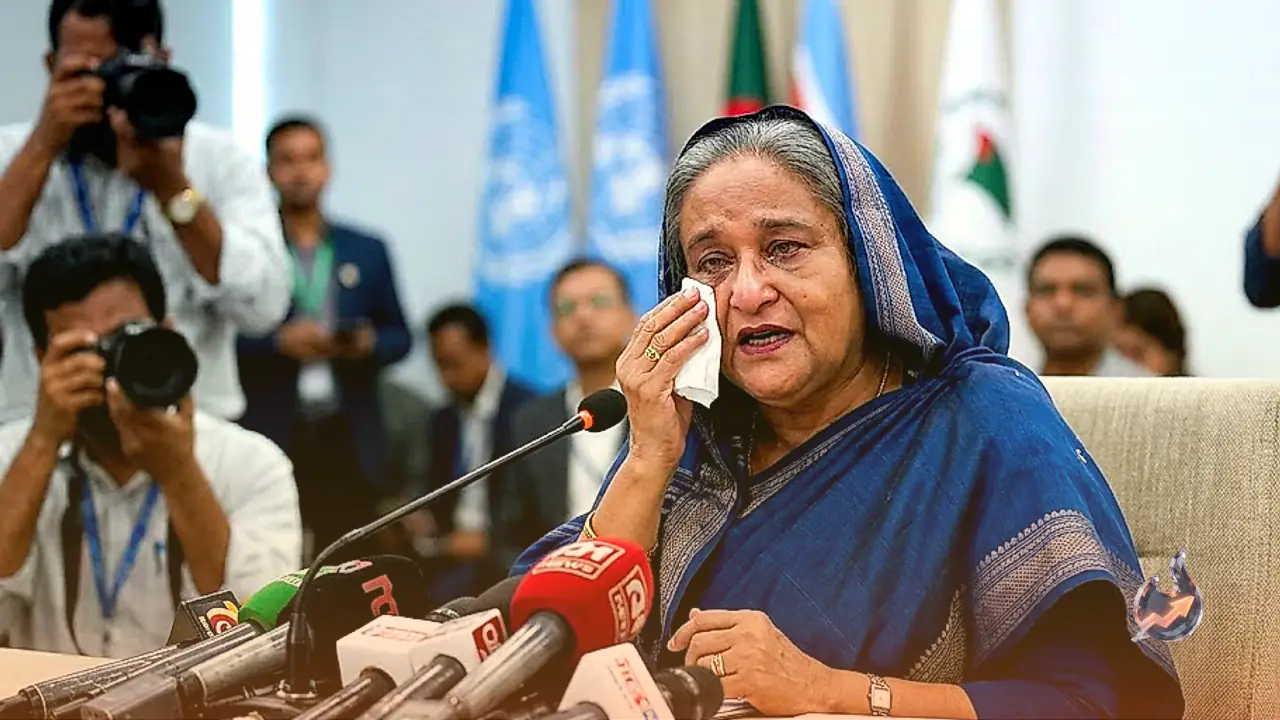 Marking Two Years in Exile, Sheikh Hasina Grows Emotional and Calls Past Protests an Organized Plot