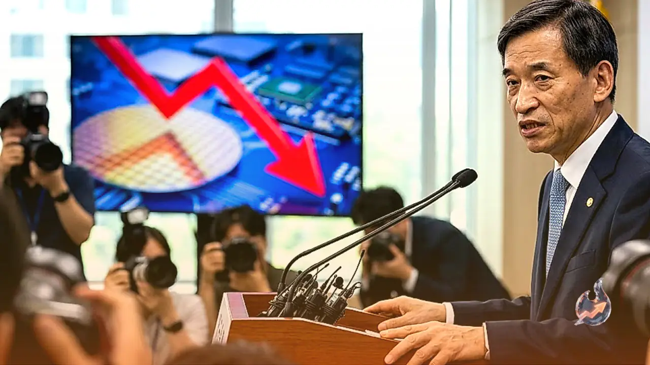 Bank of Korea Toughens Its Stance as a Brutal Chip Selloff Rattles the Won, SK Hynix Sinks 11.5%