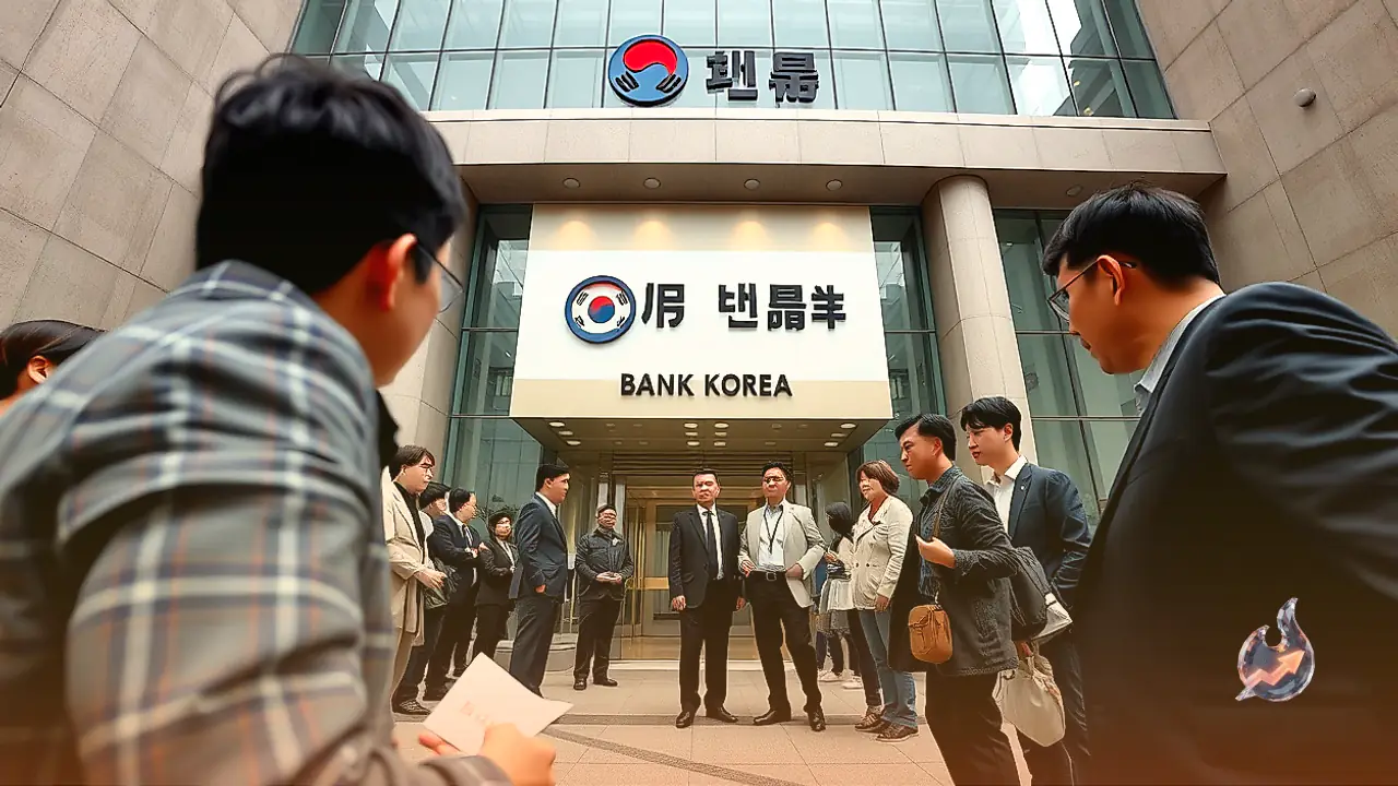 Bank of Korea Set to Keep Benchmark Rate at 3.00 Percent Amid Market Slump