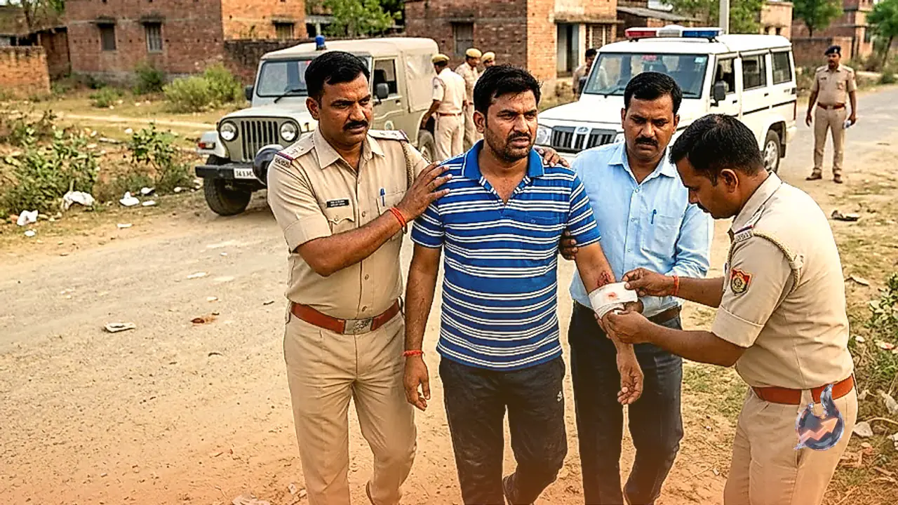Key Accused in Banka Double Murder Injured in Encounter After Opening Fire on Police