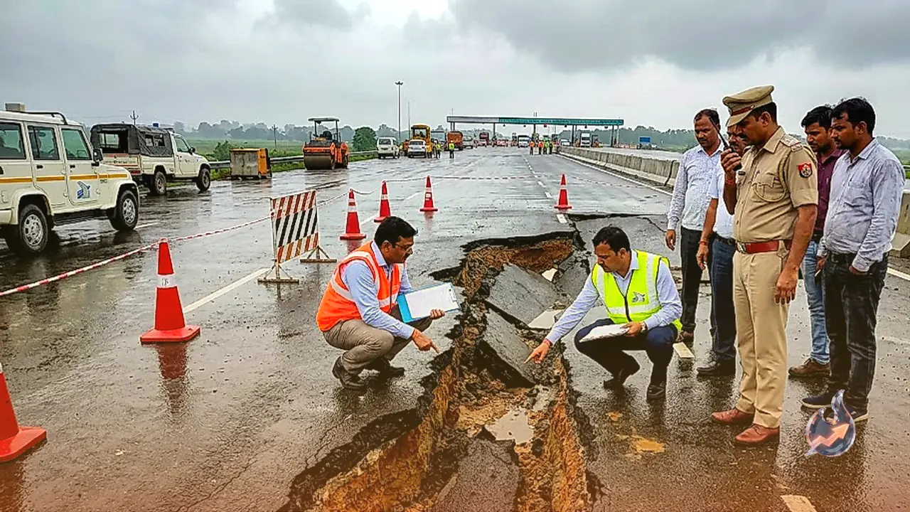 बार-बार धंसती सड़क ने रोकी वसूली, लखनऊ-कानपुर एक्सप्रेसवे पर अब मुफ्त होगा सफर