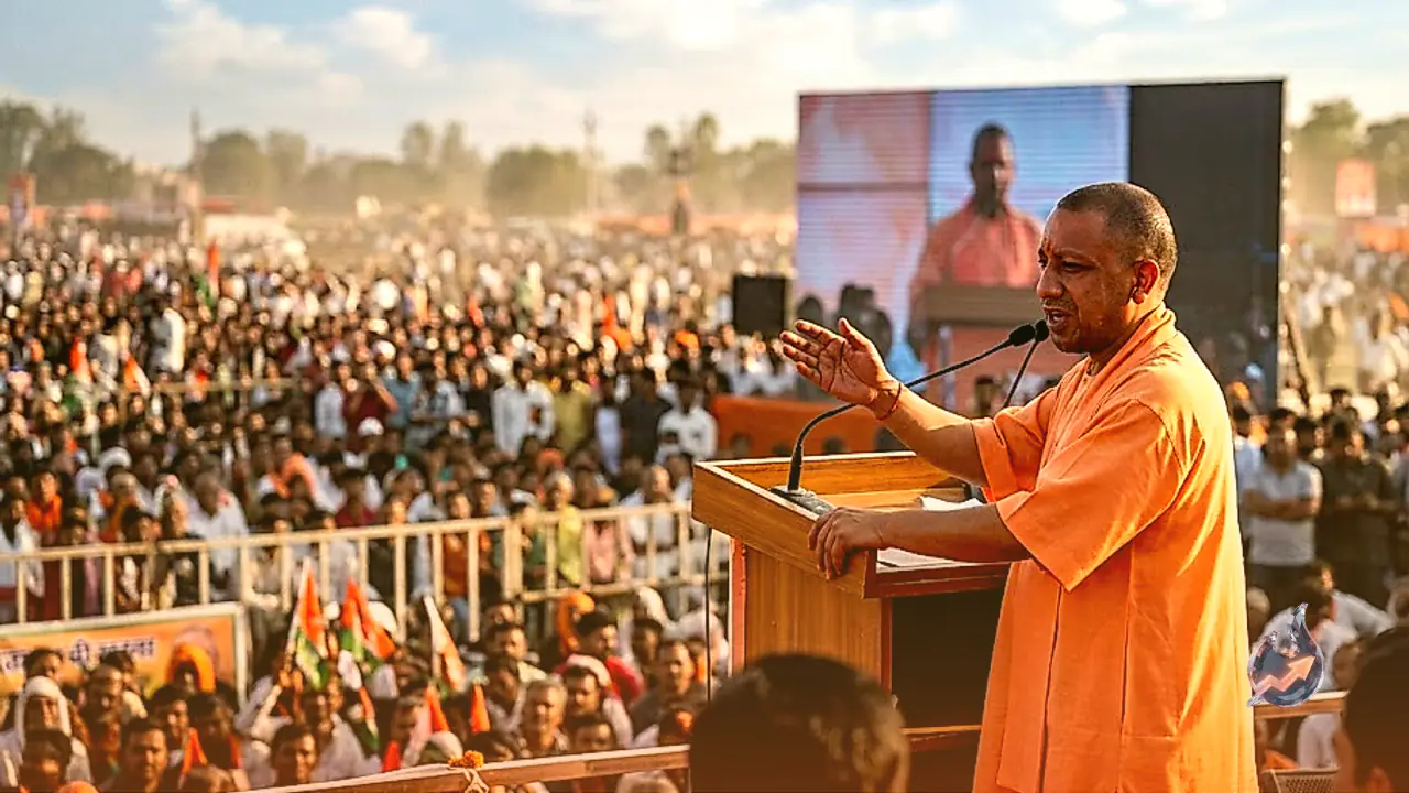 बाराबंकी जनसभा में योगी आदित्यनाथ ने खोला पूर्वांचल एक्सप्रेसवे का राज, बताया कैसे बचाए 3400 करोड़ रुपये