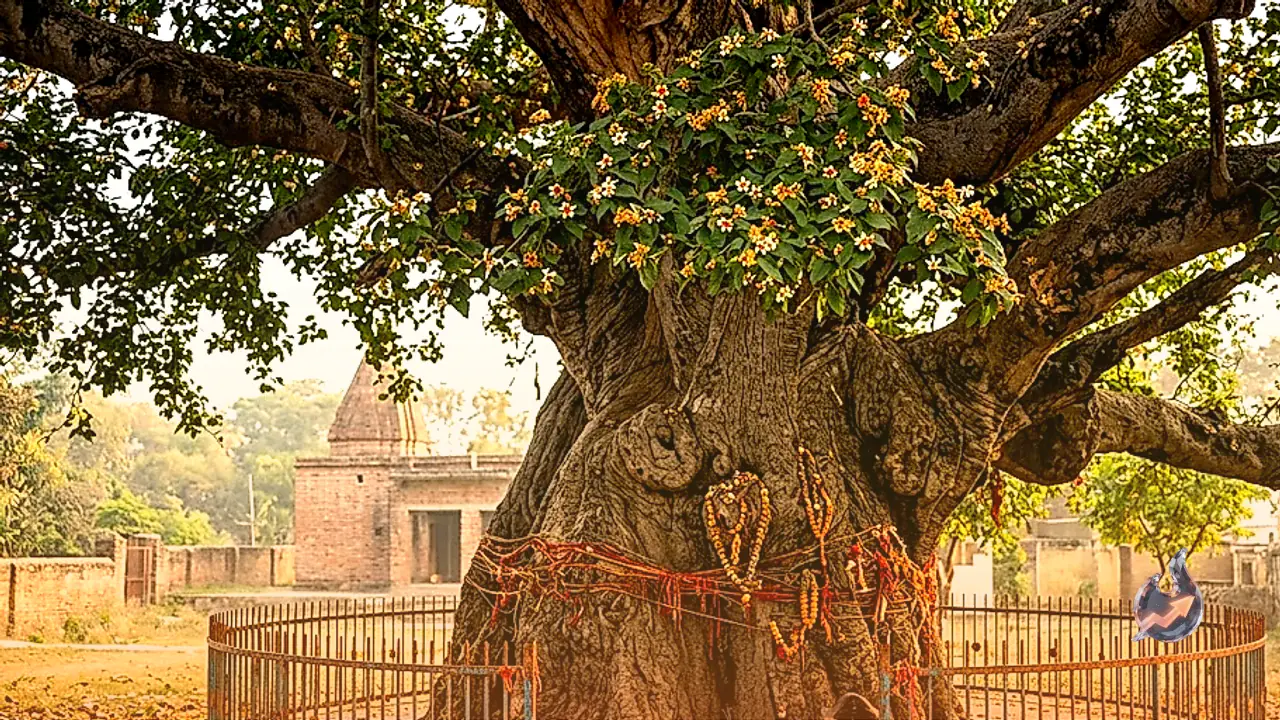 Barabanki's Ancient Parijata Tree Draws Devotees With Golden Blossoms Dedicated To Lord Shiva