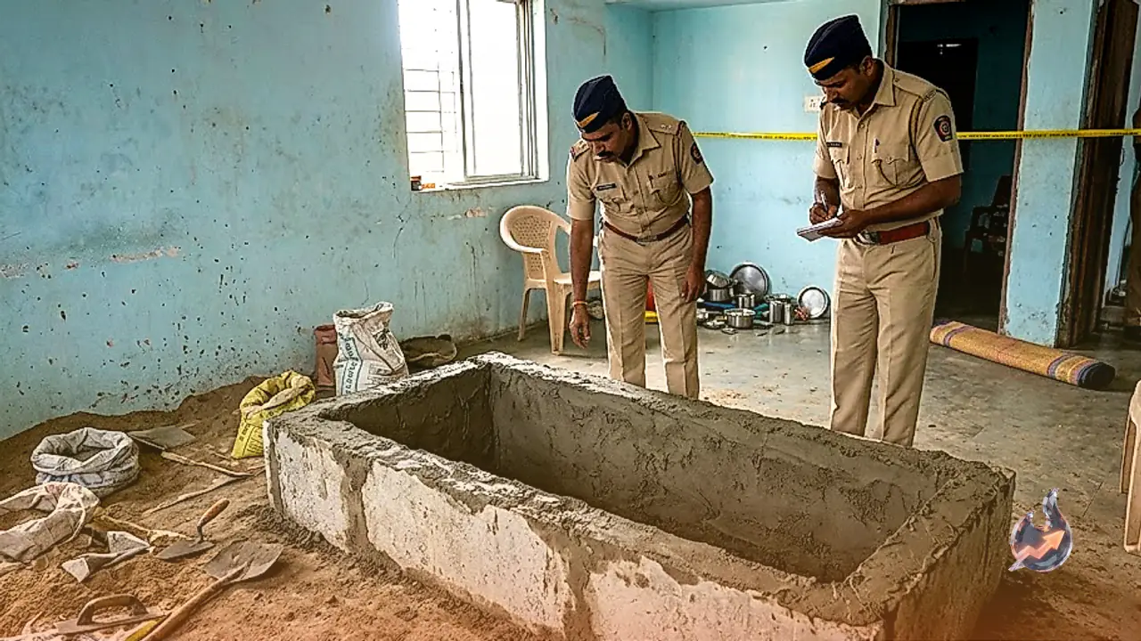 बारामती में पत्नी ने रची खौफनाक साजिश, बेहोश पति को जिंदा दफनाने के लिए घर में बनवाई कब्र