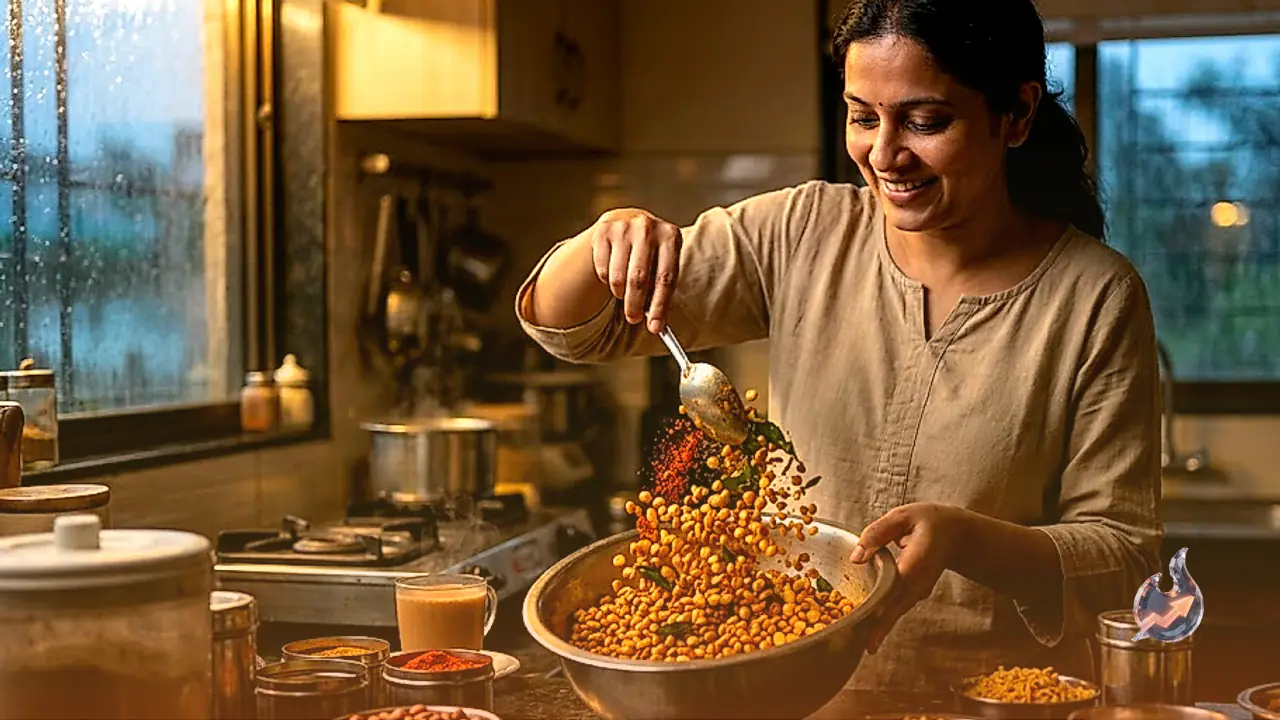 Monsoon Snack Special: How to make spicy Chana Dal mixture at home
