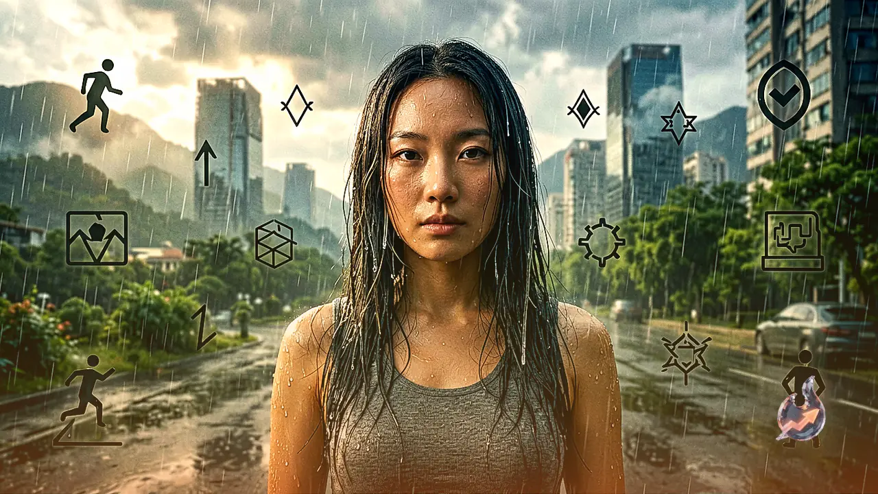 Keep Your Hair Perfect in the Rain: 6 Easy Hairstyles for Gym and Travel