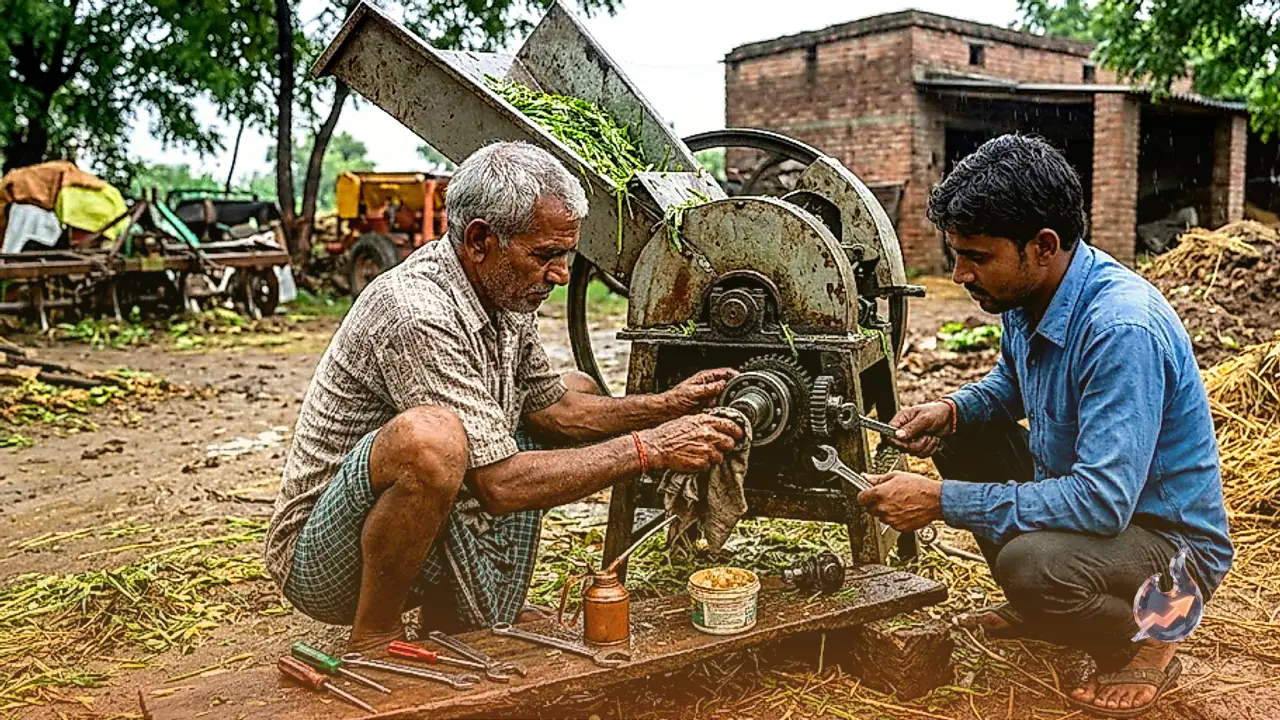 Monsoon Rust Is Choking Your Fodder-Cutting Machine, Here's How Farmers Are Fixing It Fast