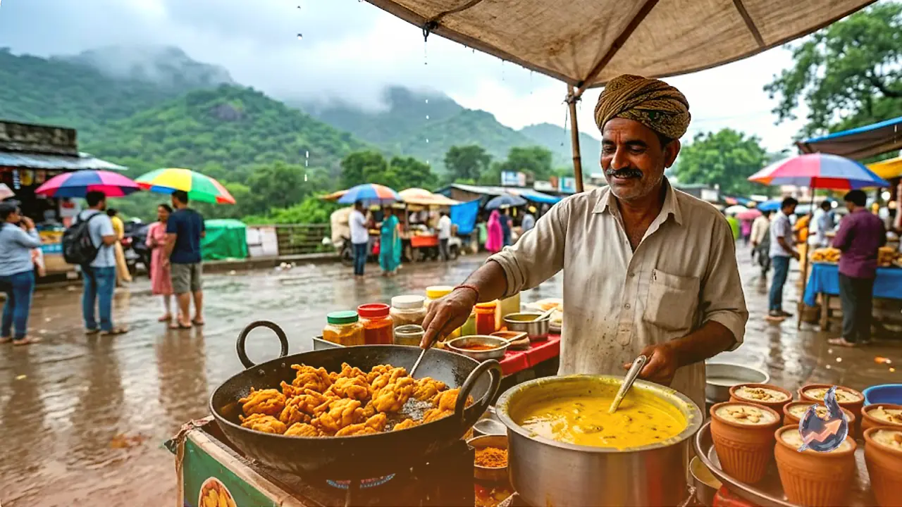 Mount Abu's Monsoon Streets Serve Up Everything From Crispy Kadhi Pakoda To Creamy Rabri