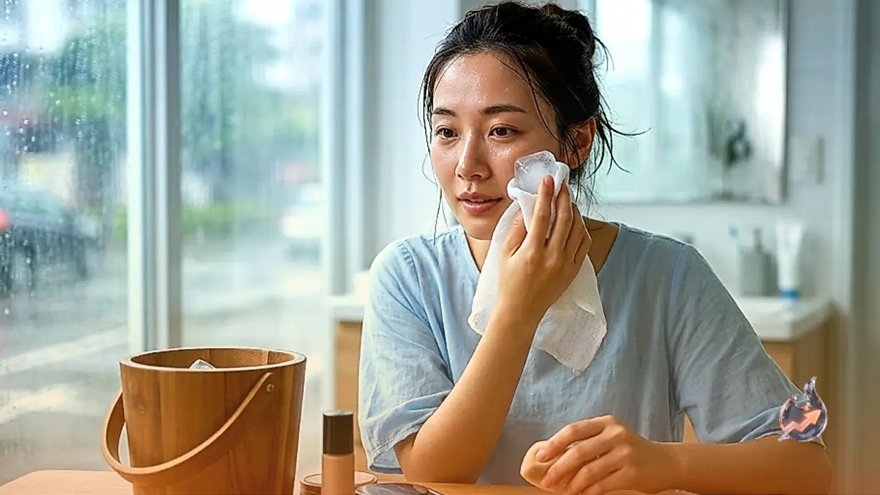 Monsoon Humidity Melting Your Makeup? This Simple Ice Trick Can Fix It and Reduce Puffiness Too