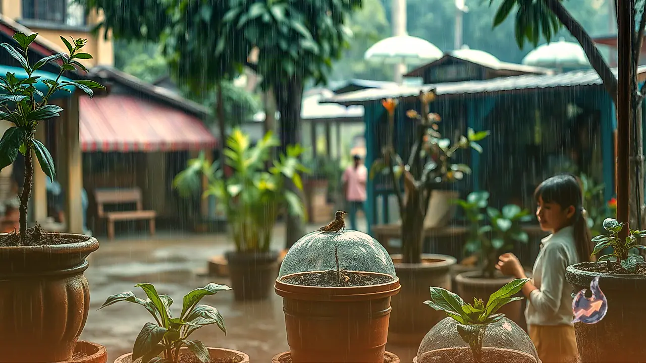 Bhagalpur Agriculture Expert Shares Effective Tips to Protect Potted Plants from Rotting During Monsoon