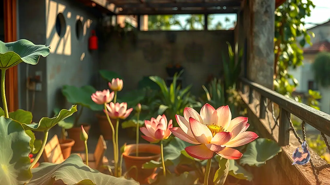 How to Grow Blooming Lotus Plants at Home Using Rainwater in 90 Days