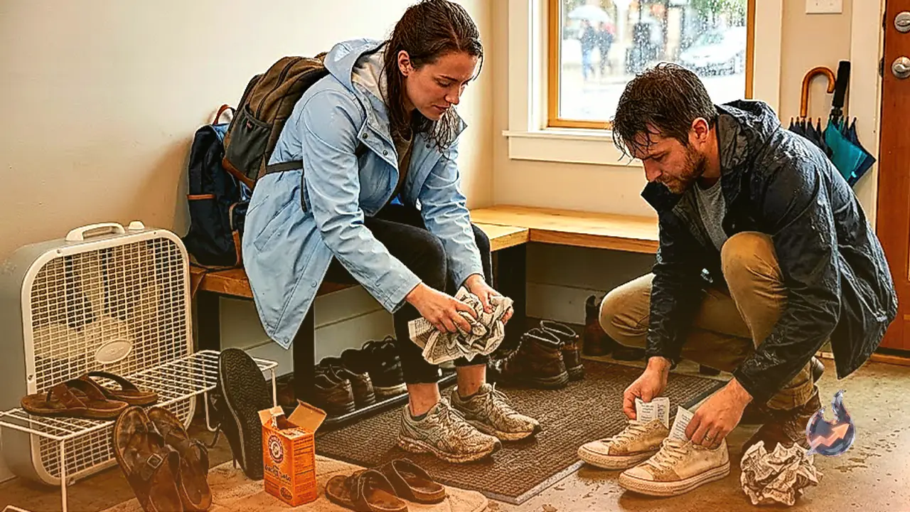 Effective Ways to Dry Soaked Shoes and Remove Odor During Monsoon