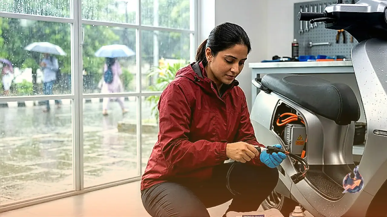 Rainproof Your EV: Crucial Monsoon Care Tips to Save Your Electric Scooter's Battery and Motor