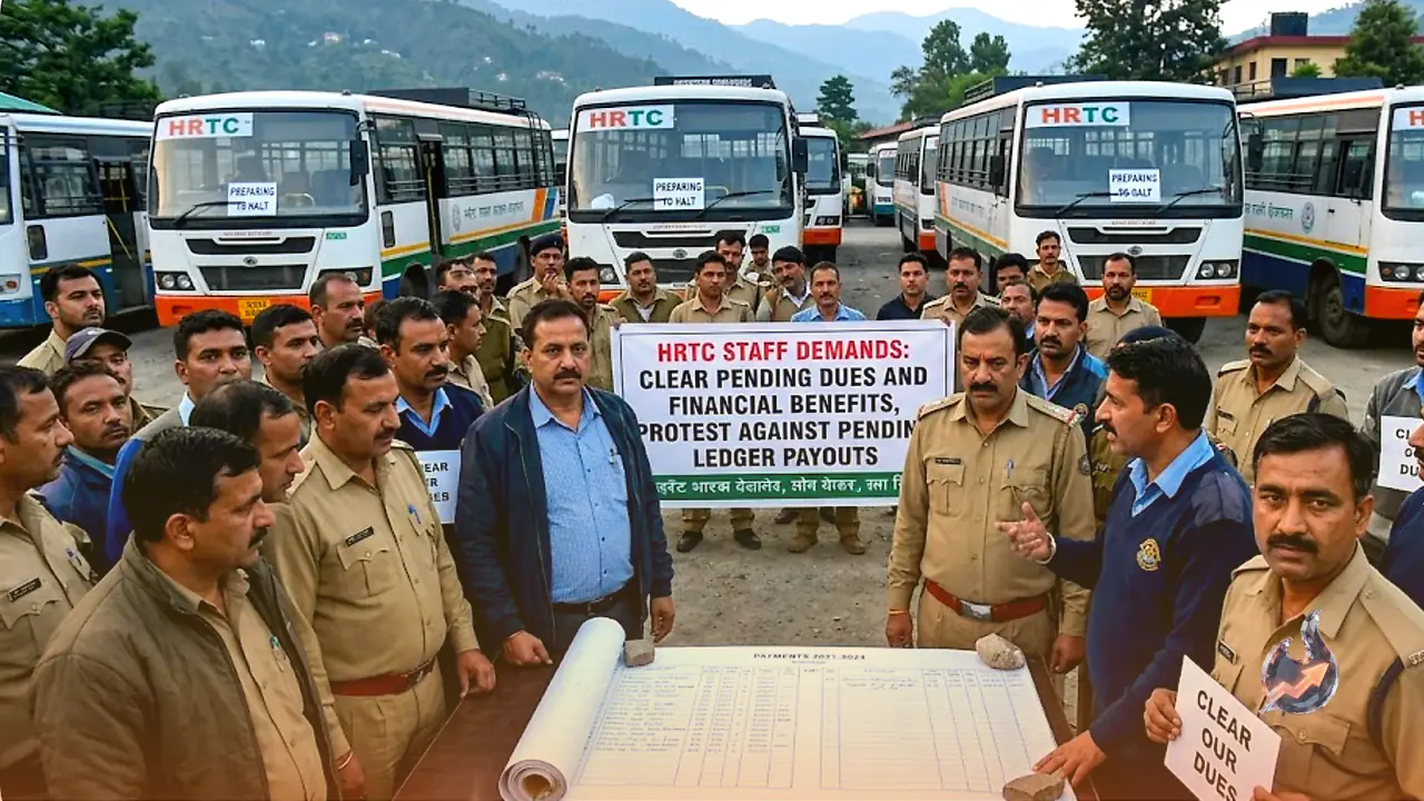 As Himachal's government buses prepare to halt, the state rolls out a three-year ledger of payouts to staff and pensioners