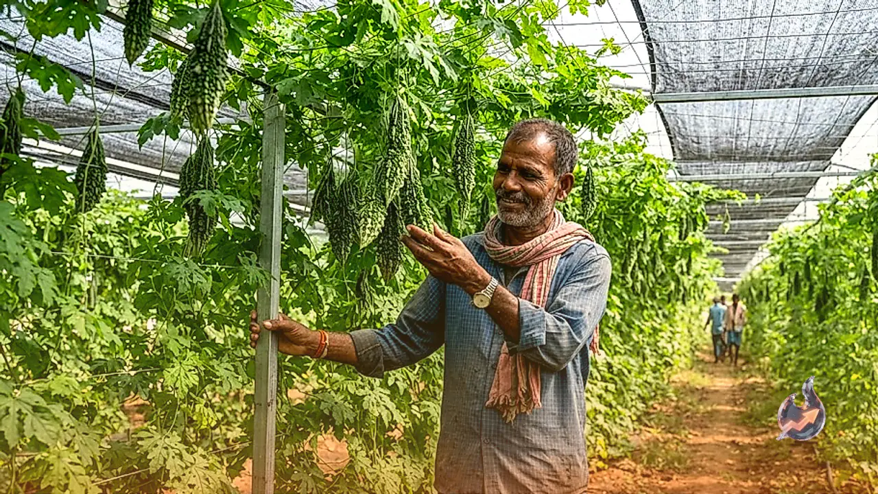 Bastar Farmer Shifts From Vegetables to Bitter Gourd Seeds for Higher Profits