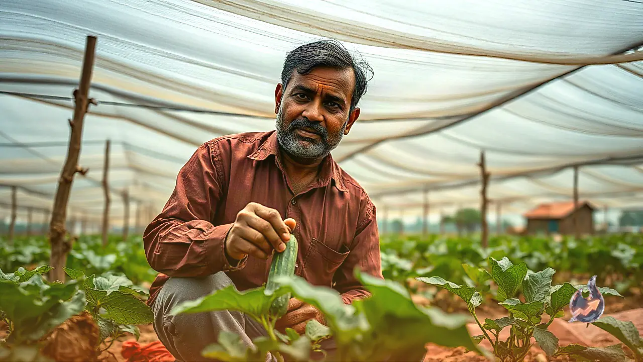 Bastar Farmer Adopts Shade Net Technique for Cucumber Seed Production to Boost Income