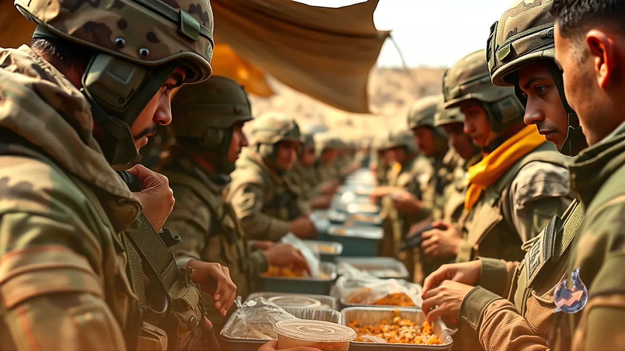 Battlefield Nutrition During Global Conflict Relying on Packaged Military Field Meals