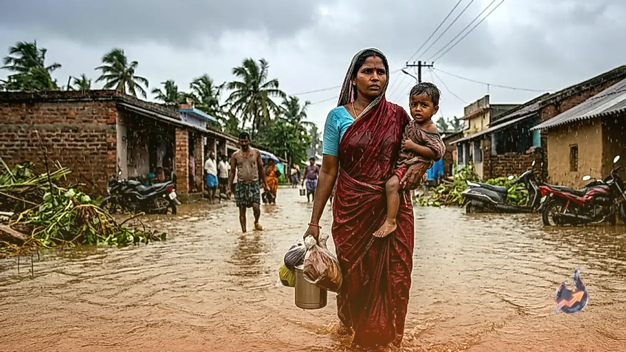 Bay of Bengal Deep Depression Crosses Coast Near Kalingapatnam, Heavy Rain Alert Extended From Odisha to Northern States