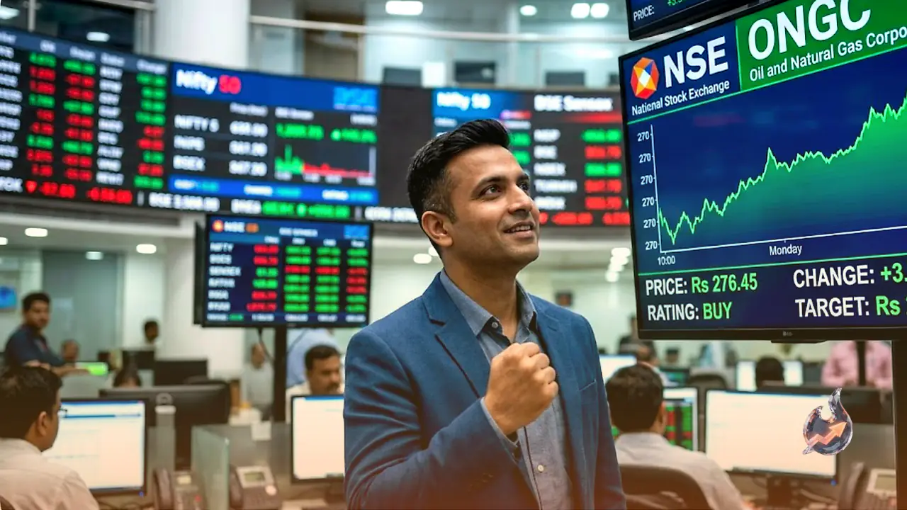 Motilal Oswal Turns Bullish on ONGC, Sets Rs 288 Target as Maharatna Stock Climbs on Monday