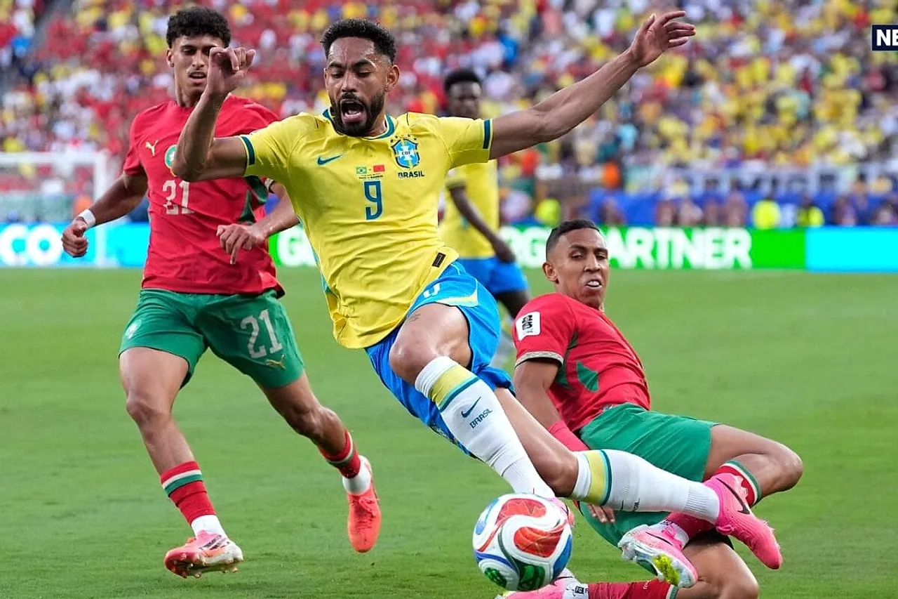 FIFA World Cup 2026: नेमार के बिना उतरी ब्राजील मोरक्को से 1-1 की बराबरी पर अटकी, विनीसियस के गोल ने बचाई लाज