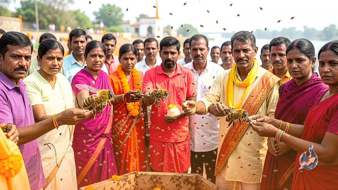 Bee attacks during Navratra ritual in Rajsamand leave over 25 injured, three critical