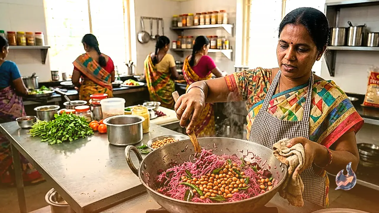 Beetroot and Peanut Savory Vermicelli Recipe for a Quick Morning or Evening Snack