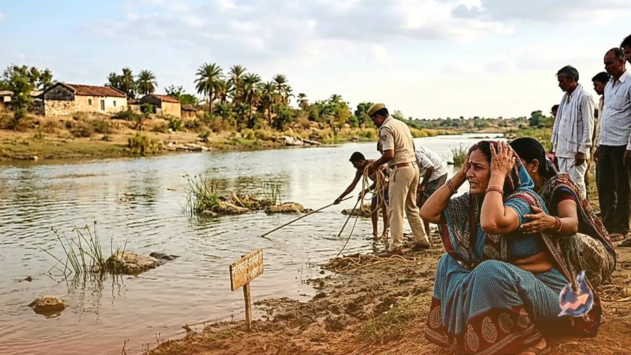 Raksha Bandhan tragedy in Begun as two cousin sisters drown in a river