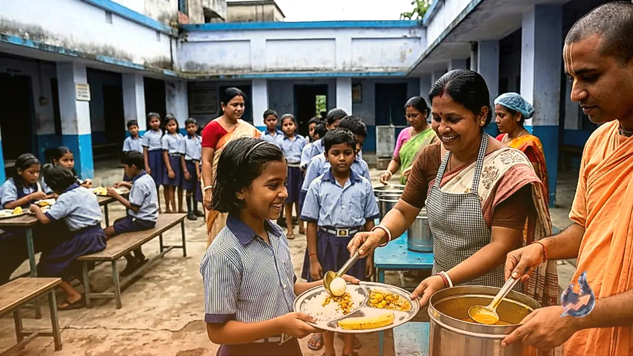 Bengal Govt Schools to Serve Eggs Alongside ISKCON Vegetarian Meals as CM Suvendu Adhikari Increases Budget