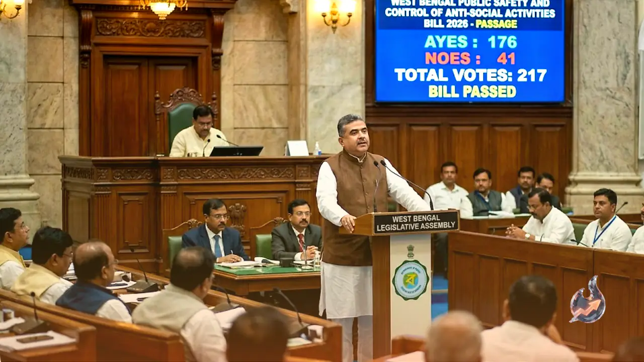 Bengal Assembly Passes Anti-Riot Public Safety Bill With 176 Votes, CM Shubhendu Adhikari Says Era of Goonda Culture Is Over