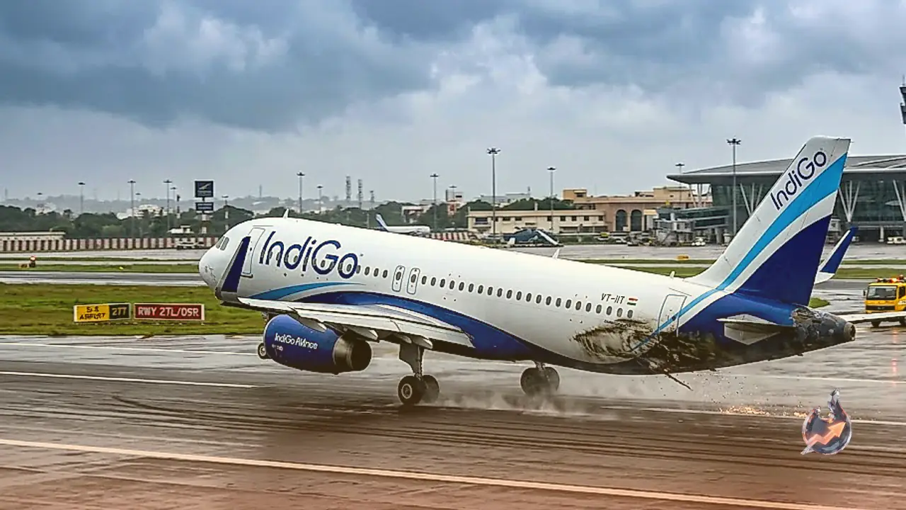 Indigo aircraft suffers tail strike during landing at Bengaluru airport amid strong winds