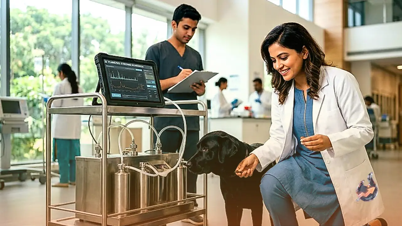 बेंगलुरु के स्टार्टअप डॉग्नोसिस ने बनाई नई तकनीक, कुत्तों और AI की मदद से होगी 7 तरह के कैंसर की पहचान