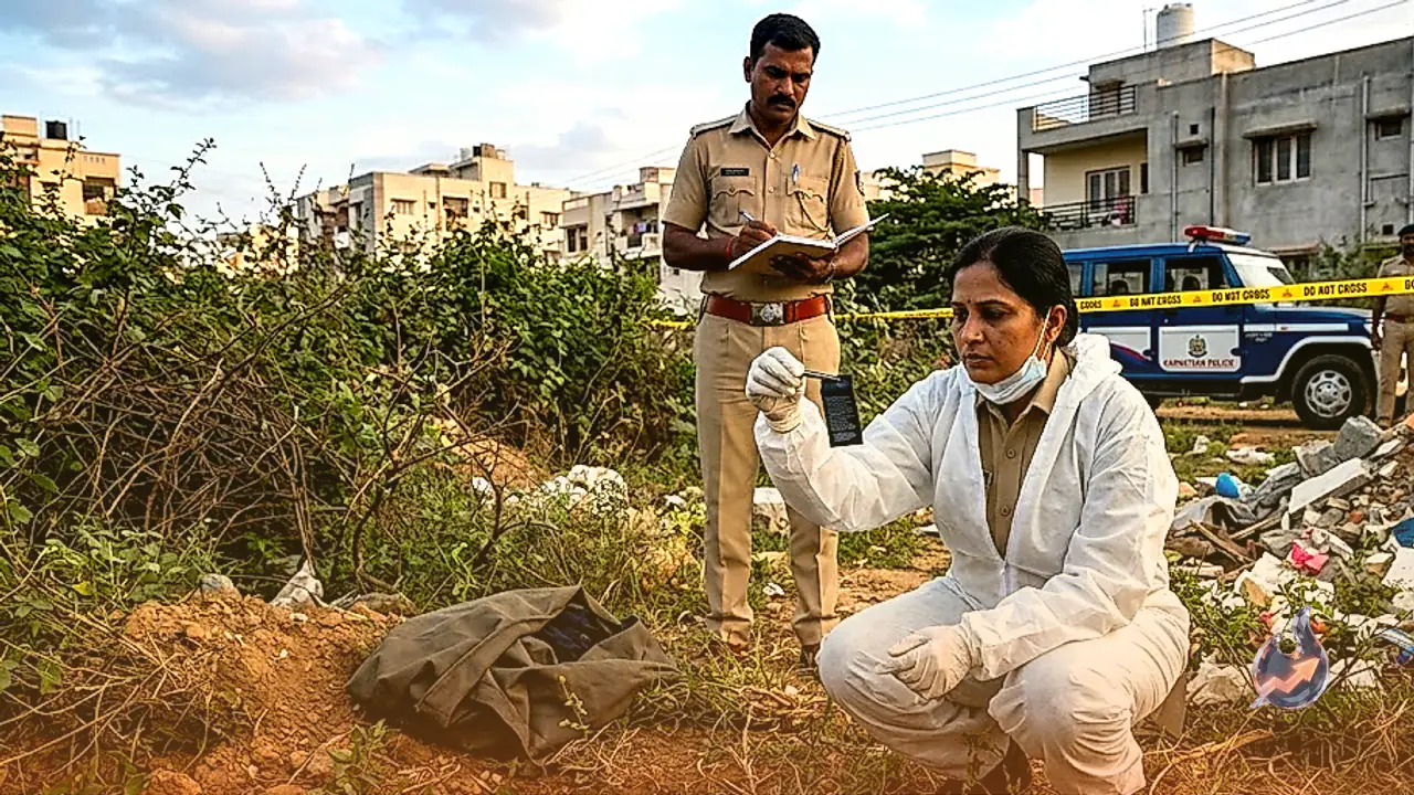 Body of a woman found during empty plot cleaning in Bengaluru, husband arrested after clothing tag reveals chilling murder