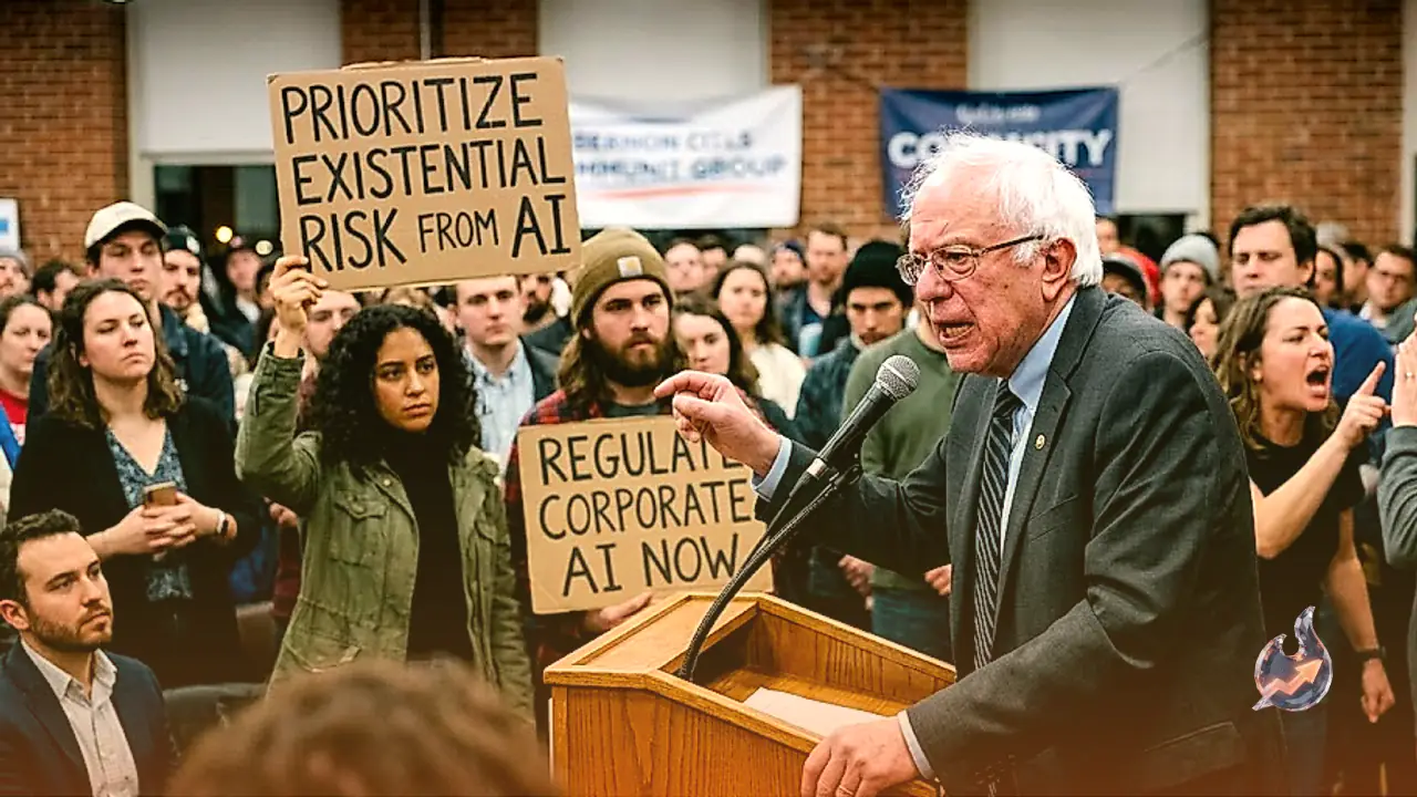 बर्नी सैंडर्स के AI अभियान पर भड़का अमेरिकी वामपंथ, कयामत के खतरे पर छिड़ी जंग
