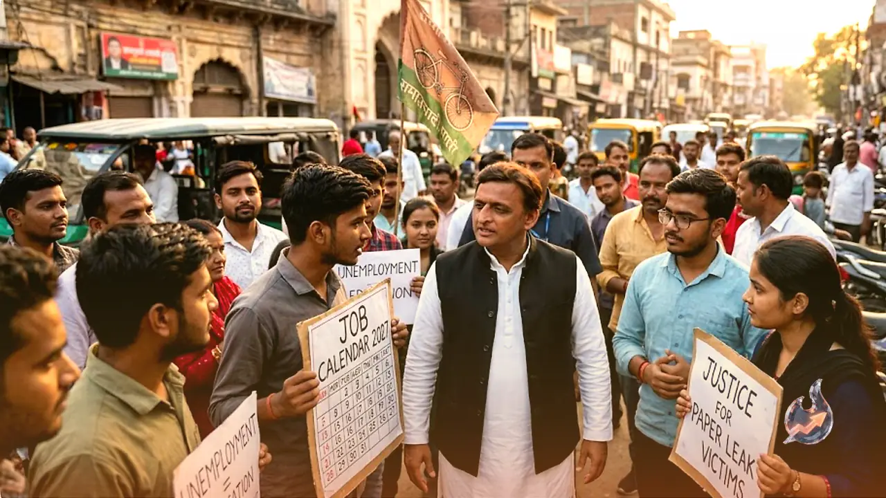 Akhilesh Yadav promises a job calendar to fix unemployment if his party returns to power in 2027