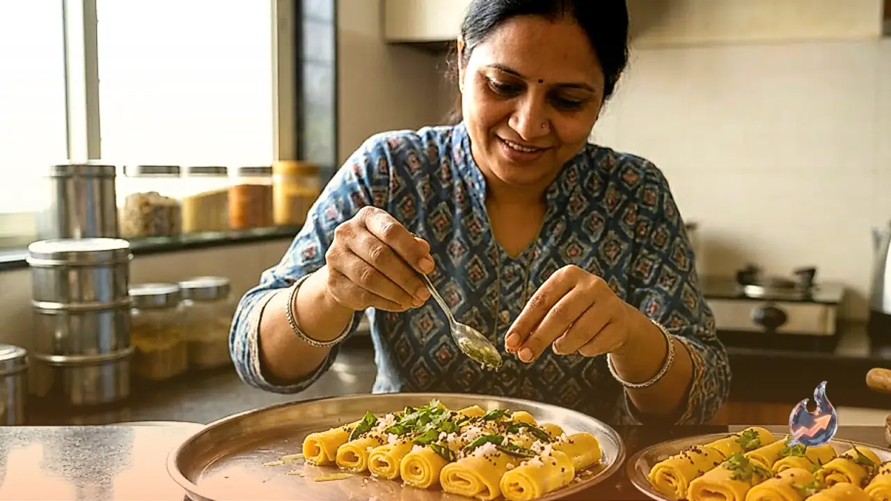 How to Make Soft, Low-Oil Gujarati Khandvi at Home This Weekend
