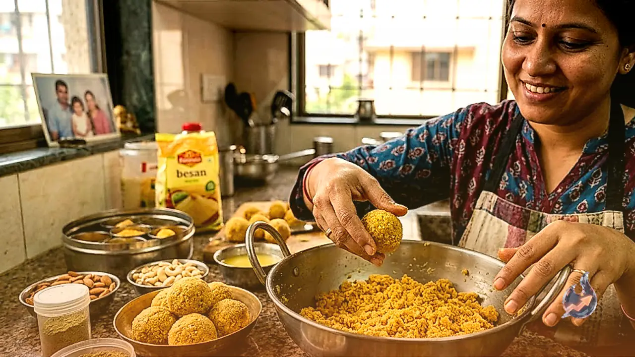 How to Make Grainy Besan Suji Ladoo at Home With This Easy New Recipe