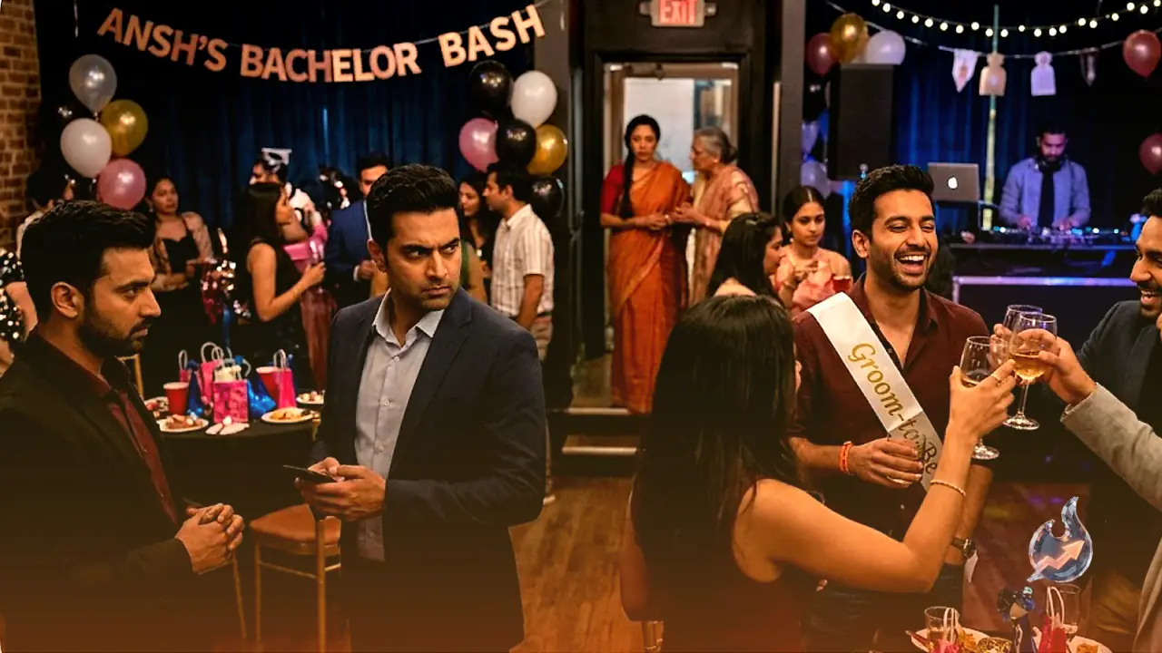 Trouble Brews at Ansh's Bachelor Bash as Gautam Plots to Wreck the Big Day, Can Anupamaa Step In?