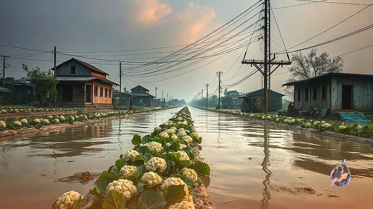 Ganges Floods Devastate Cauliflower Crops in Bhagalpur, Leaving Farmers Under Debt