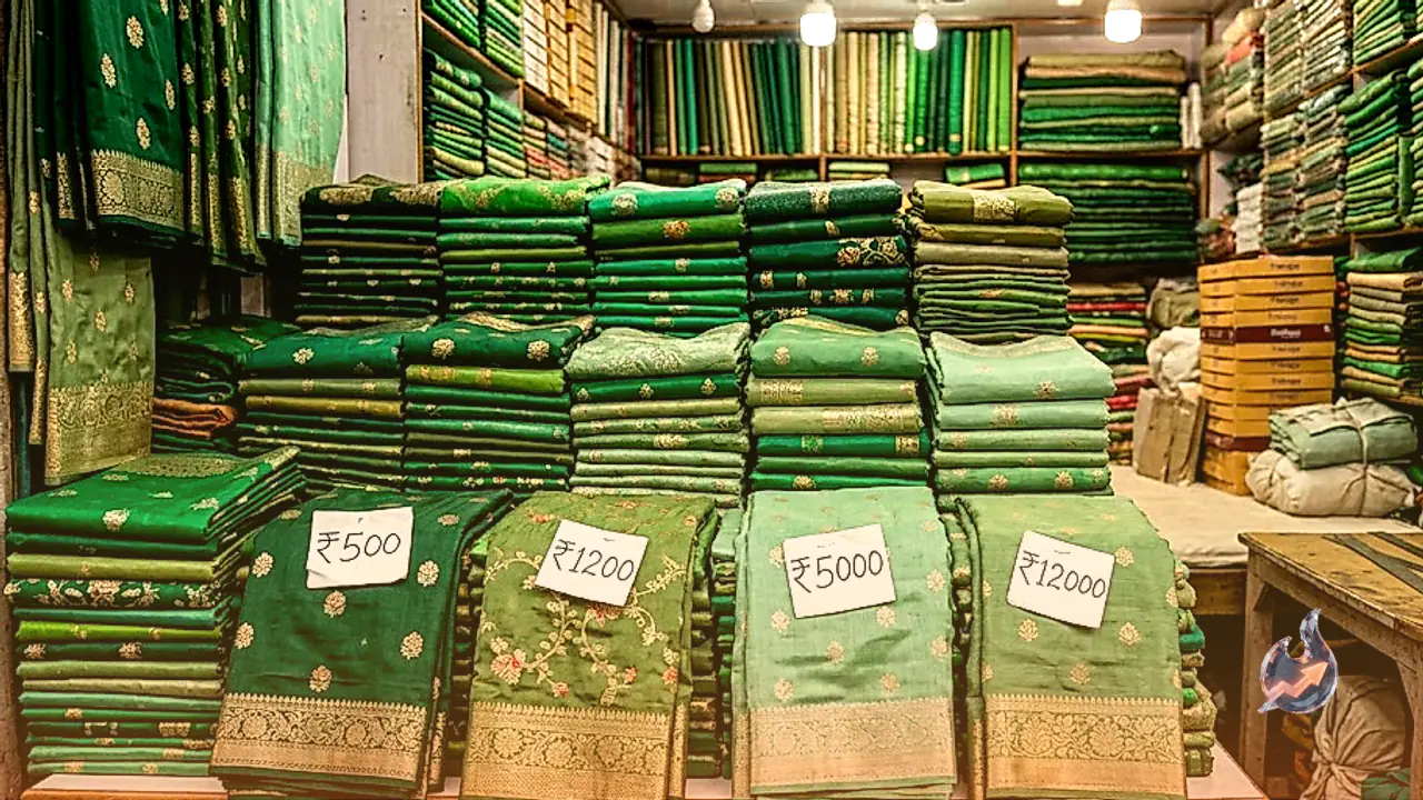 Bhagalpur Textile Hub Unveils Over 50 Green Saree Varieties for Sawan Starting at Rs 500