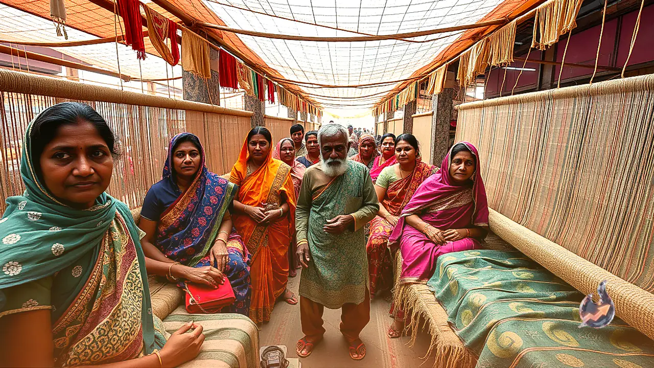 Bhagalpur Weavers Revive 1980s Kantha Craft on Silk and Cotton Sarees