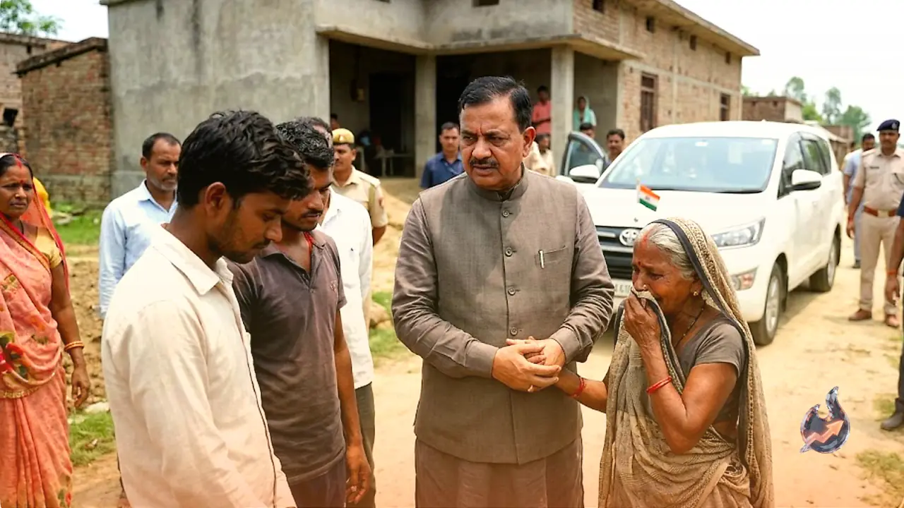 Bharat Tiwari Encounter: Vidhan Parishad Chairman Narayan Singh Visits Family, Retired High Court Judge to Lead Independent Probe