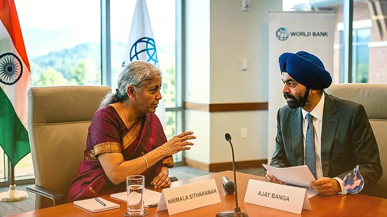 India and World Bank Target Infrastructure Shift as Nirmala Sitharaman Holds Bilateral Talks With Ajay Banga
