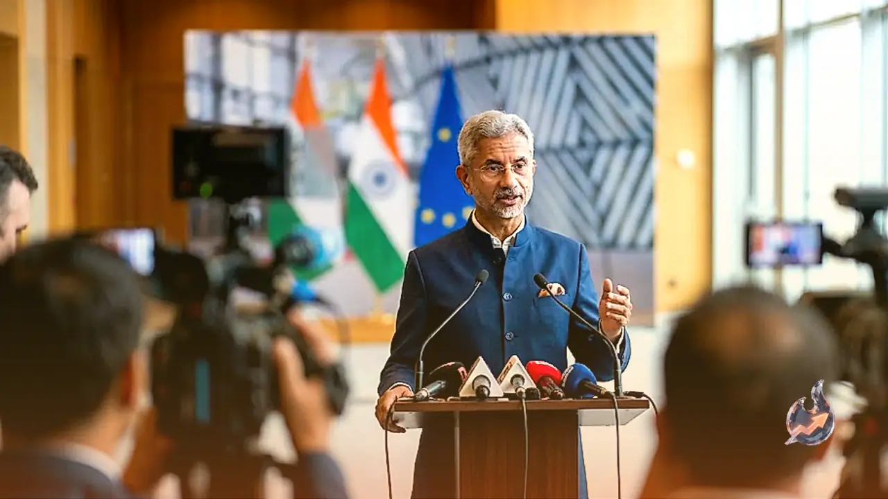 Jaishankar Briefs Press After Third India-EU Trade and Tech Council Talks
