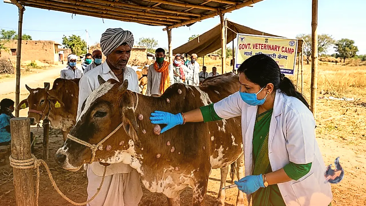भरतपुर में लंपी वायरस का प्रकोप, अस्सी फीसदी टीकाकरण के बावजूद तीन हजार से अधिक मामले आए सामने