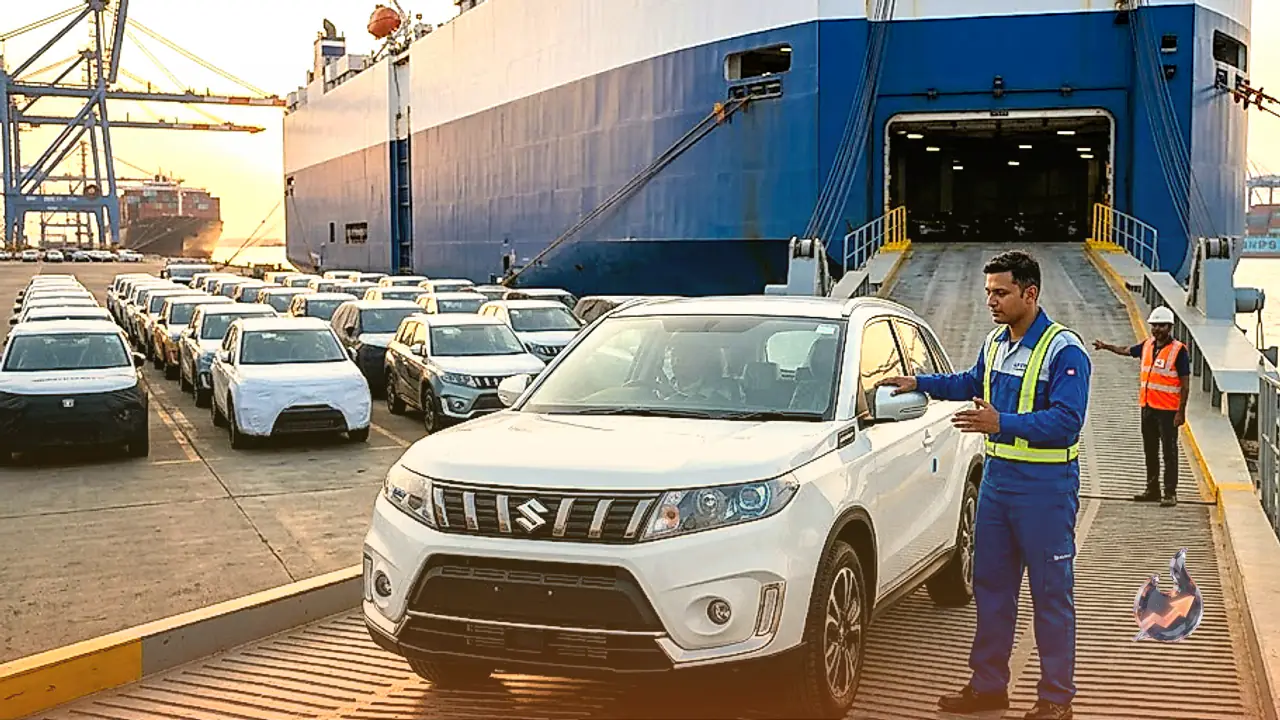 Indian EV Exports Surge Fourteenfold Led by Maruti e-Vitara Demand Across Global Markets