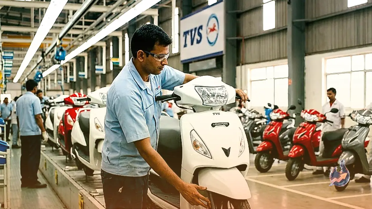 TVS Overtakes Honda in Indian Scooter Market to Claim Top Position for the First Time