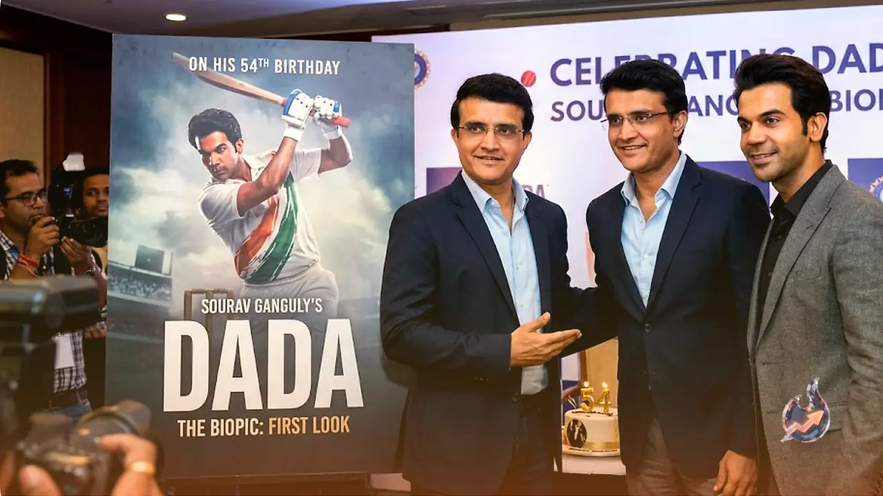 Sourav Ganguly Expresses Shock Over Indian Cricket Slump as Biopic 'Dada' Unveils First Look on His Birthday