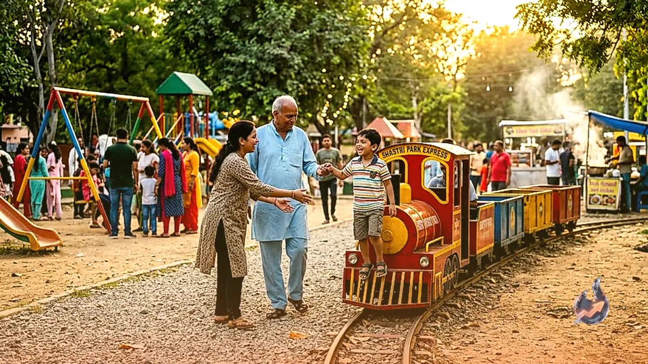 Bharatpur's biggest park is pulling in crowds twice a day, from sunrise walkers to sunset families